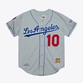 Men's Hideo Nomo Gray Los Angeles Dodgers 2002 Jersey