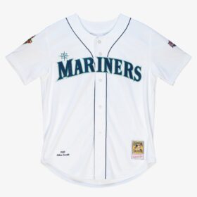 Men's Ichiro Suzuki White Seattle Mariners Cooperstown Collection 2001 Player Jersey