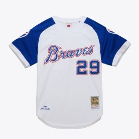 Men's John Smoltz White Atlanta Braves 2004 Alternate Jersey