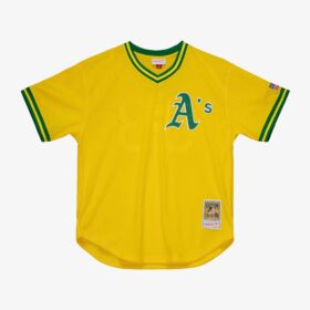 Men's Jose Canseco Gold Oakland Athletics Cooperstown Collection Pullover Jersey