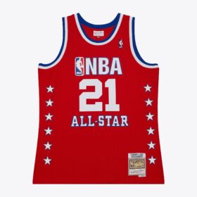 Men's Kevin Garnett Red 2003 Basketball All-Star Game Hardwood Classics Western Conference Swingman Jersey