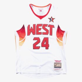 Men's Kobe Bryant White Hardwood Classics 2009 Basket Ball All-Star Game Jersey