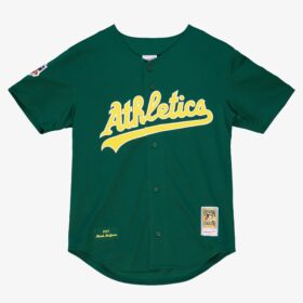 Men's Mark McGwire Kelly Green Oakland Athletics Cooperstown Collection 1997 Player Jersey