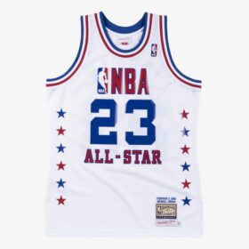 Men's Michael Jordan White Hardwood Classics 1988  BasketBallAll-Star Game Jersey