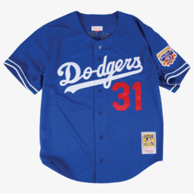 Men's Mike Piazza Royal Los Angeles Dodgers 1997 Batting Practice Jersey