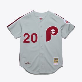 Men's Mike Schmidt Gray Philadelphia Phillies 1989 Road Jersey