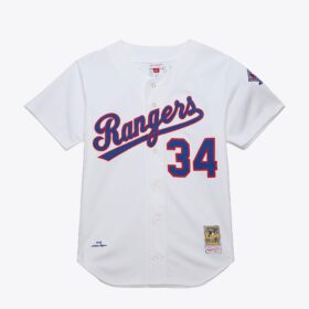 Men's Nolan Ryan White Texas Rangers 1993 Batting Practice Jersey