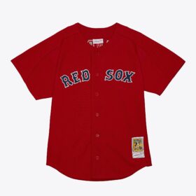 Men's Nomar Garciaparra Red Boston Red Sox 2004 Batting Practice Jersey