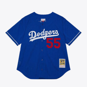 Men's Orel Hershiser Royal Los Angeles Dodgers 2000 Batting Practice Jersey