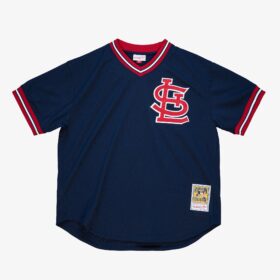 Men's Ozzie Smith Navy St. Louis Cardinals Cooperstown Collection Pullover Jersey