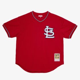 Men's Ozzie Smith Red St. Louis Cardinals Cooperstown Collection Pullover Jersey