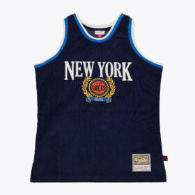 Men's Patrick Ewing Navy New York Knicks 1991 Collegiate Fashion Jersey