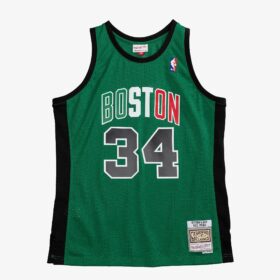 Men's Paul Pierce Kelly Green Boston Celtics Hardwood Classics 2007 Swingman Jersey