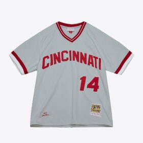 Men's Pete Rose Gray Cincinnati Reds 1975 Jersey