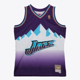 Men's  Purple Utah Jazz Hardwood Classics Swingman Jersey