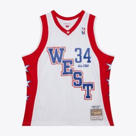 Men's Ray Allen White 2004 Basketball All-Star Game Hardwood Classics Western Conference Swingman Jersey