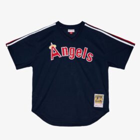 Men's Reggie Jackson Navy California Angels Cooperstown Collection Pullover Jersey