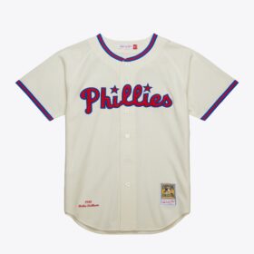 Men's Richie Ashburn Cream Philadelphia Phillies 1948 Jersey