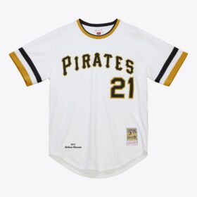 Men's Roberto Clemente White Pittsburgh Pirates 1971 Jersey