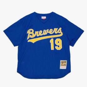 Men's Robin Yount Royal Milwaukee Brewers Cooperstown Collection Pullover Jersey