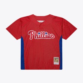 Men's Roy Halladay Red Philadelphia Phillies 2010 Batting Practice Jersey