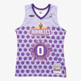 Men's Russell Westbrook Purple 2009 Basket Ball Rising Stars Rookie Jersey