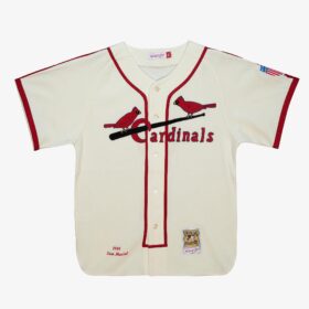 Men's Stan Musial White St. Louis Cardinals Cooperstown Collection 1944 Player Jersey