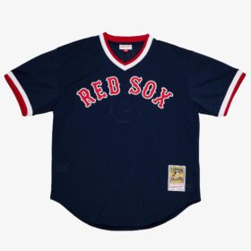 Men's Ted Williams Navy Boston Red Sox Cooperstown Collection Pullover Jersey