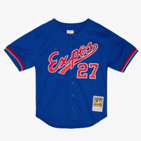 Men's  Vladimir Guerrero Blue Montreal Expos 2002 Cooperstown Collection Player Jersey