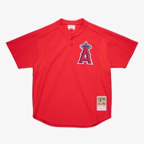 Men's Vladimir Guerrero Red Los Angeles Angels Cooperstown Collection 2004 Batting Practice Player Jersey