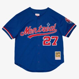 Men's Vladimir Guerrero Royal Montreal Expos Cooperstown Collection 1997 Batting Practice Player Jersey