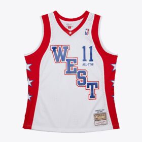 Men's Yao Ming White 2004 Basketball All-Star Game Hardwood Classics Western Conference Swingman Jersey