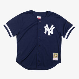 Men's Yogi Berra Navy New York Yankees 1999 Batting Practice Jersey