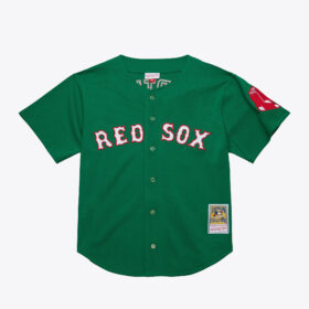 Men's David Ortiz Kelly Green Boston Red Sox 2004 Batting Practice Jersey