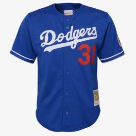 Preschool Mike Piazza Royal Los Angeles Dodgers 1997 Cooperstown Collection Mesh Batting Practice Jersey