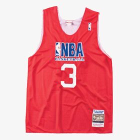 Men's Patrick Ewing Red/White Hardwood Classics 1991  BasketBallAll-Star Game Reversible Practice Jersey